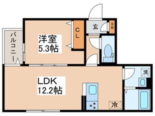 レクシア一ツ家の物件間取画像